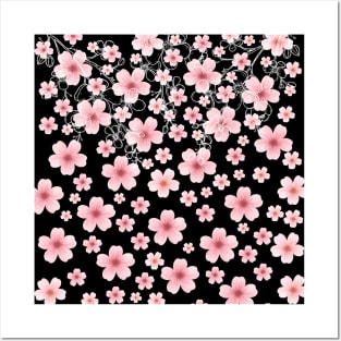 Cuties cherry blossoms Posters and Art